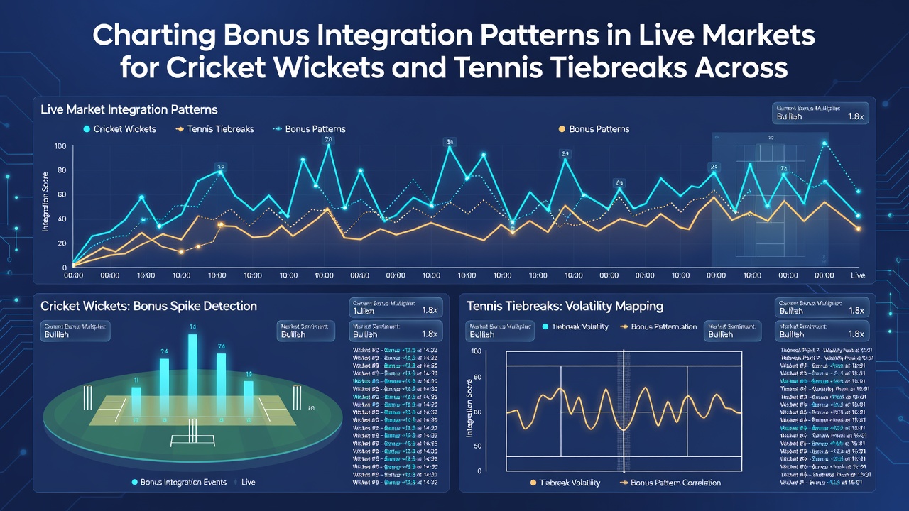 Detailed chart comparing bonus integration rates across cricket and tennis live markets on reviewed platforms