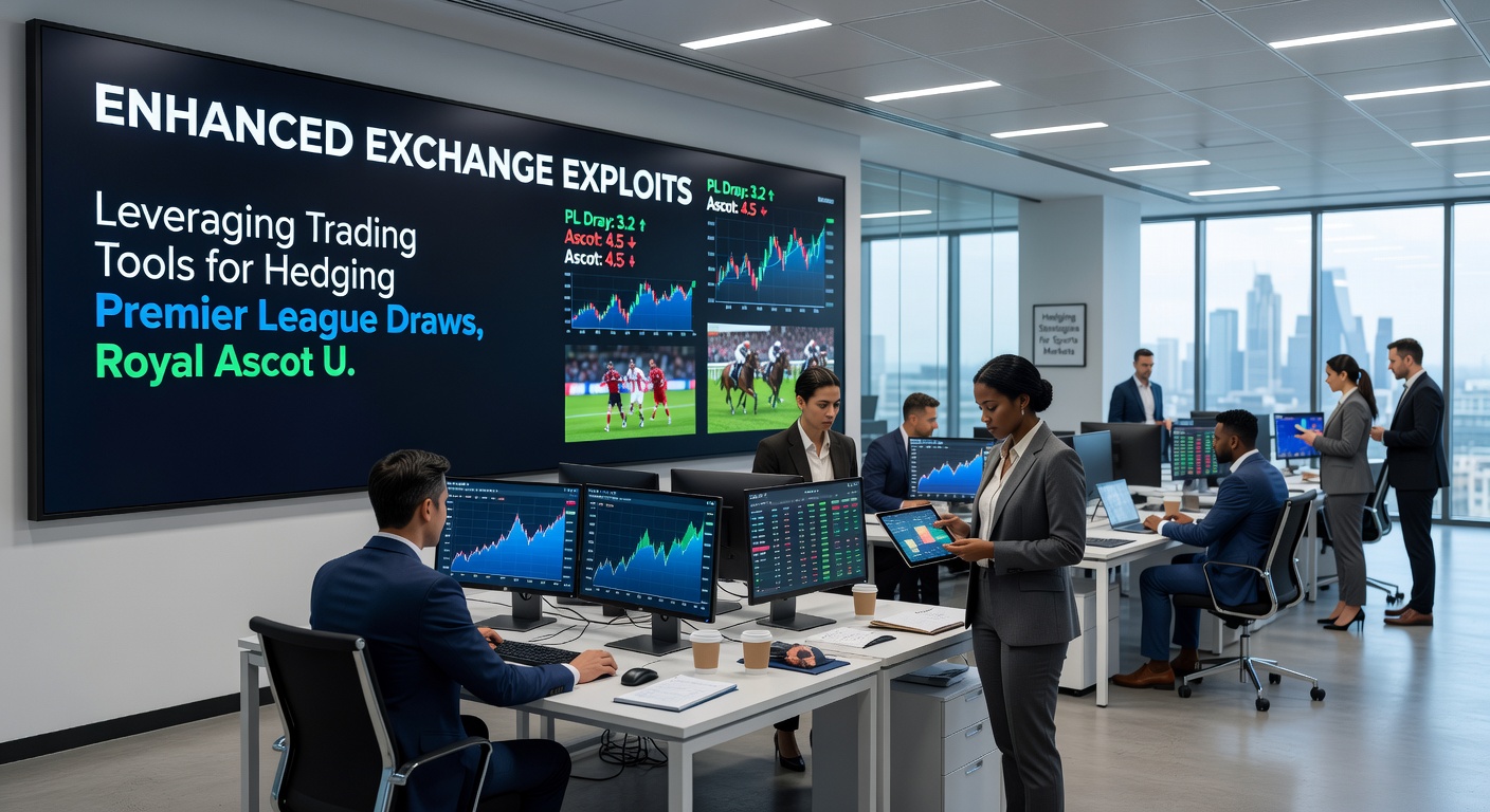 Graph of live exchange odds drifting during a Royal Ascot upset, with hedging trades overlaid