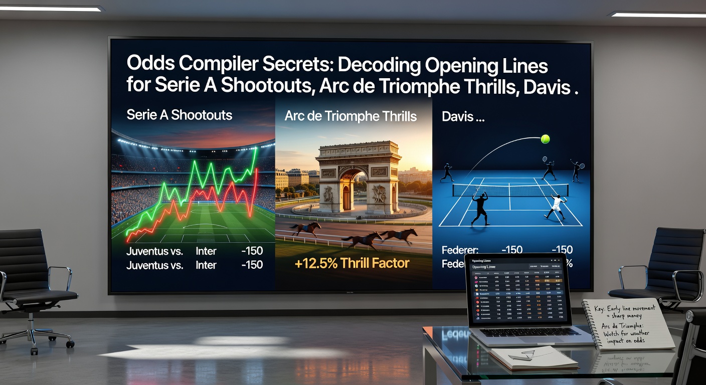 Dynamic image of horses thundering down the straight at Arc de Triomphe, evoking the precision odds compilers apply to elite turf battles